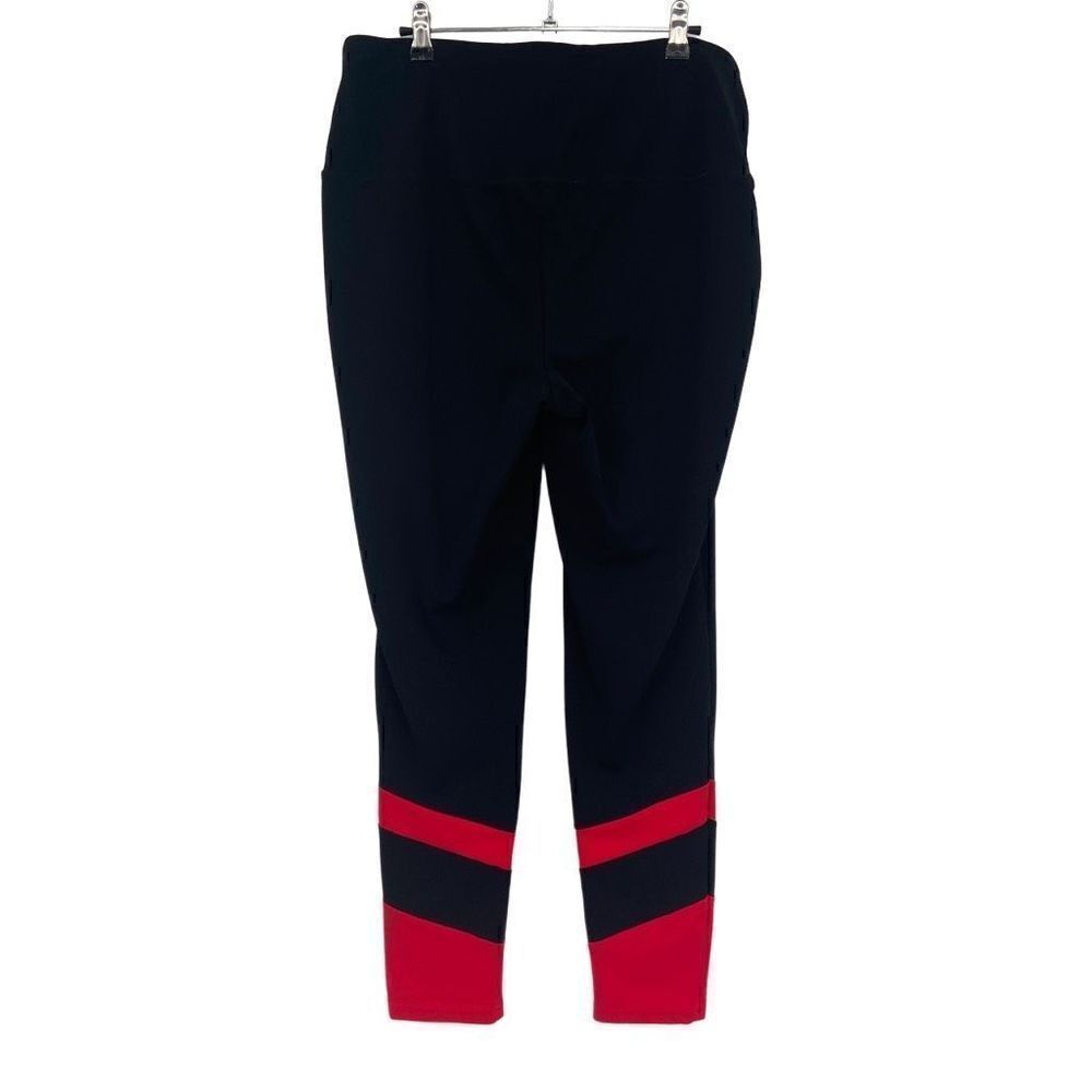 Chico's ZENERGY So Slimming Leggings Black/Red Size‎ 12/14 - Picture 8 of 9